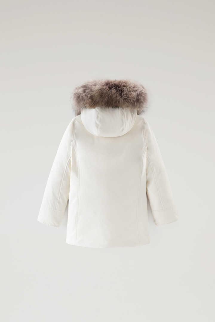 Arctic Parka mit abnehmbarem Pelzbesatz für Mädchen Weiß photo 2 | Woolrich