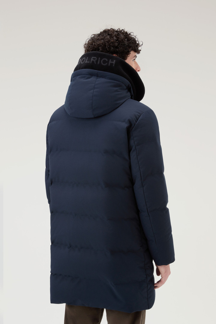 Parka with Detachable Wool Visor Blue photo 3 | Woolrich