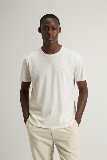 T-shirt en pur coton Blanc | Woolrich