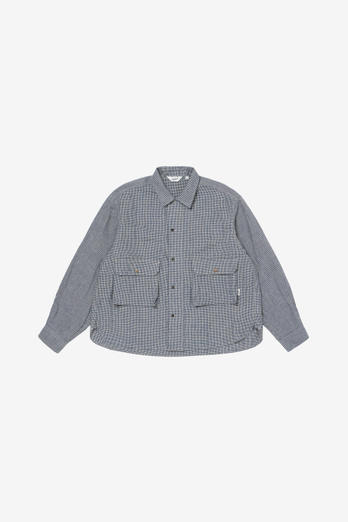 Pure Linen Checked Shirt Beige | Woolrich