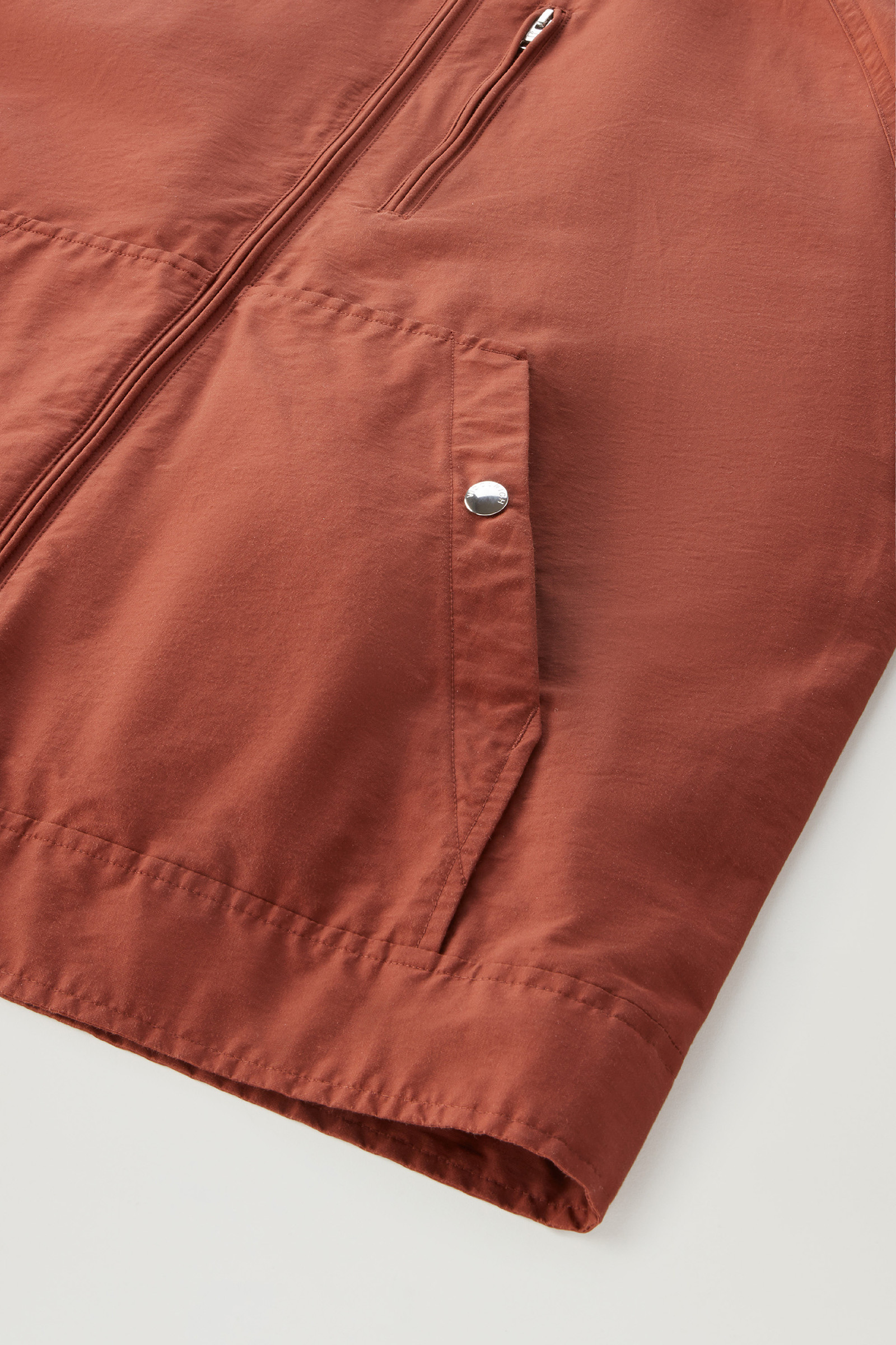 Lobster Jacket in Light Eco Ramar with Hood Brown photo 9 | Woolrich