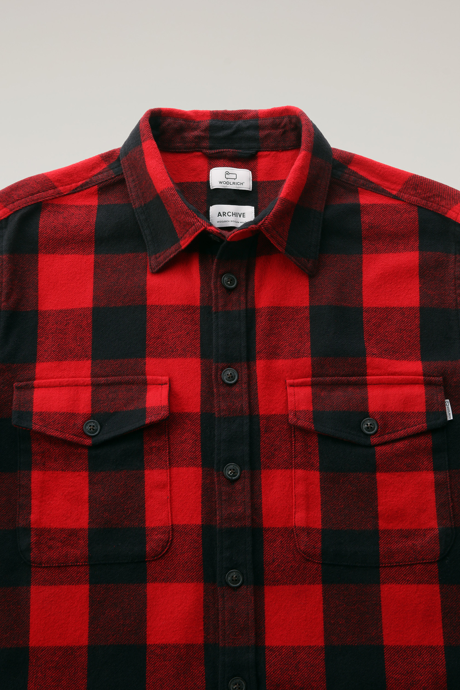 Oxbow Flannel Check Shirt Red | Woolrich USA
