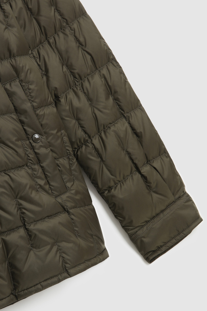 Deepsix packable overshirt in recycled nylon