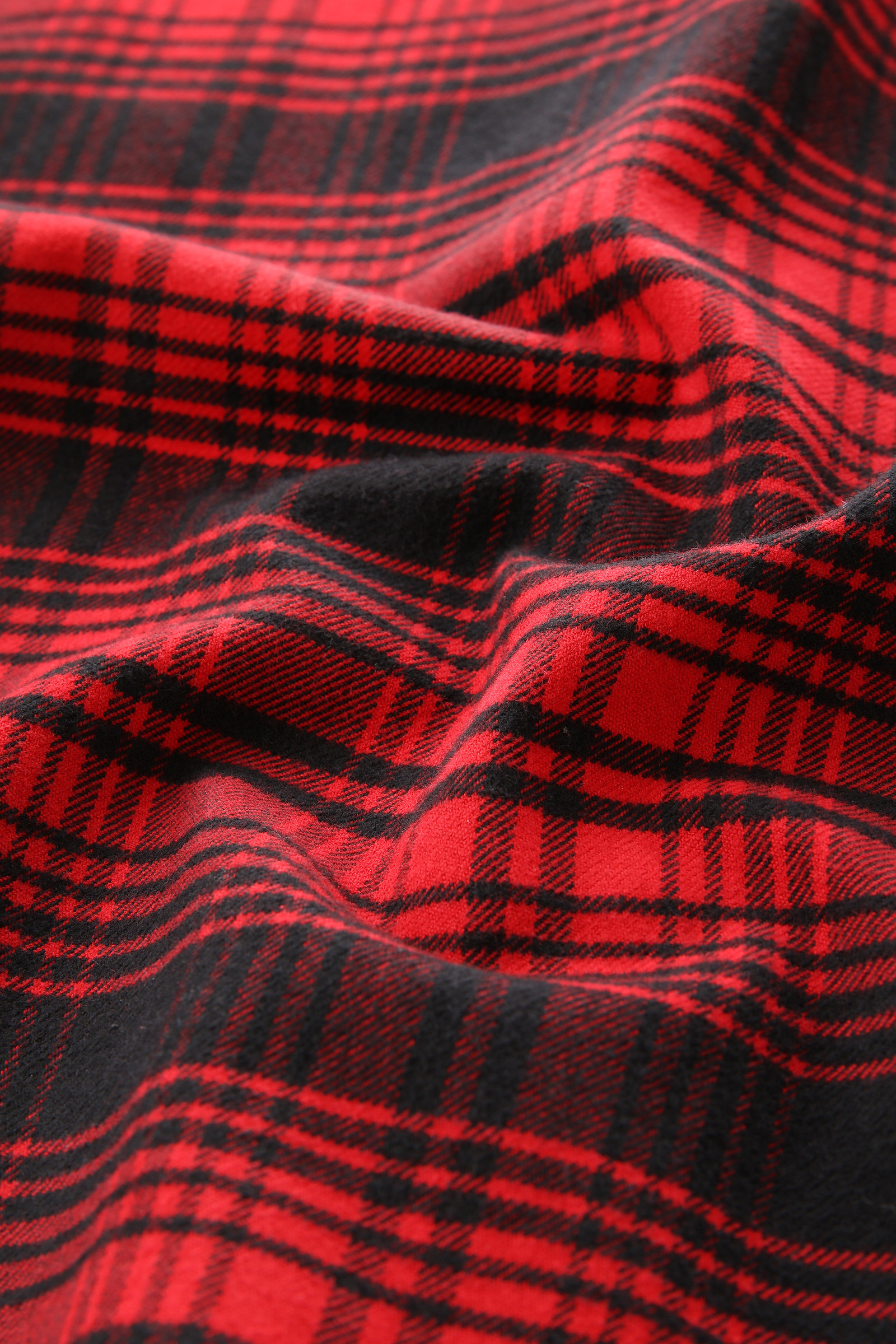 Traditional Flannel Check Shirt Red photo 10 | Woolrich