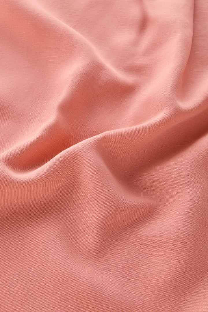 Bluse aus Leinen-Materialmix Rosa photo 8 | Woolrich