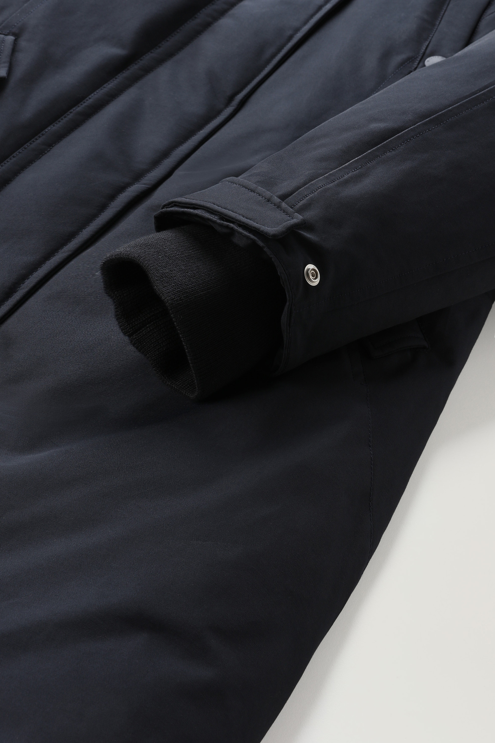 Keating Long Parka in Ramar Cloth Blue photo 8 | Woolrich