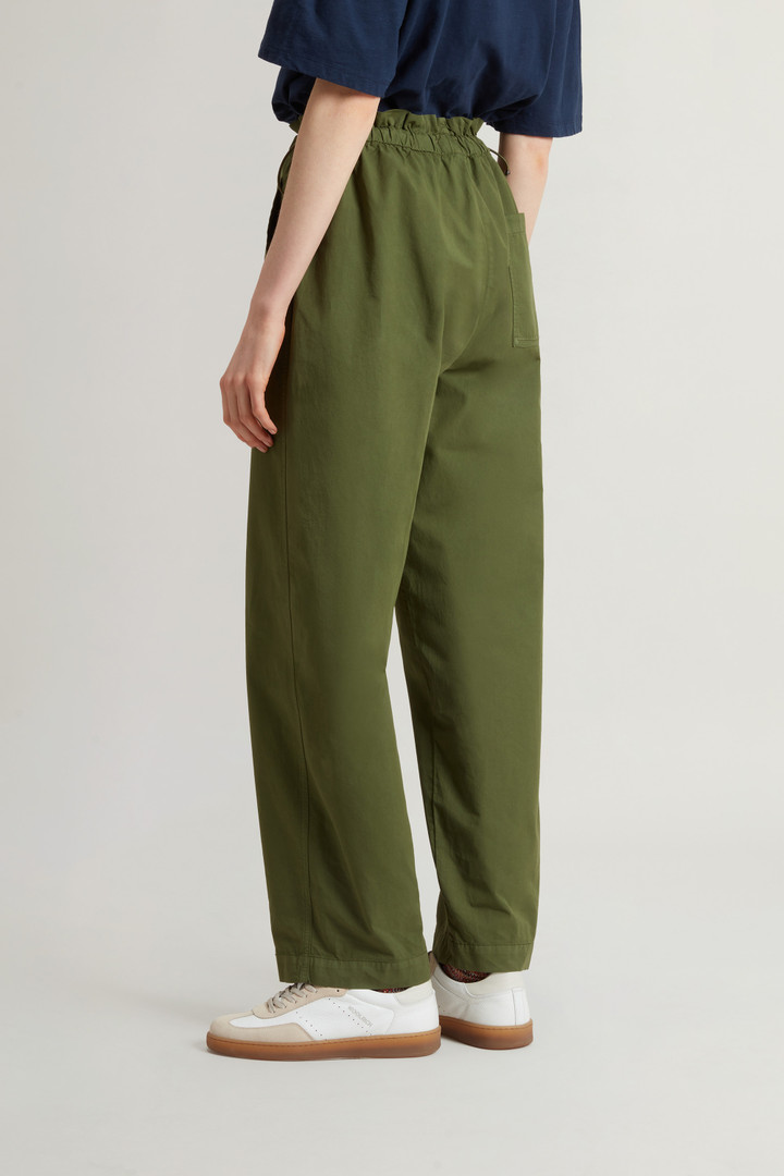 Garment-Dyed Pure Cotton Pants Green photo 3 | Woolrich