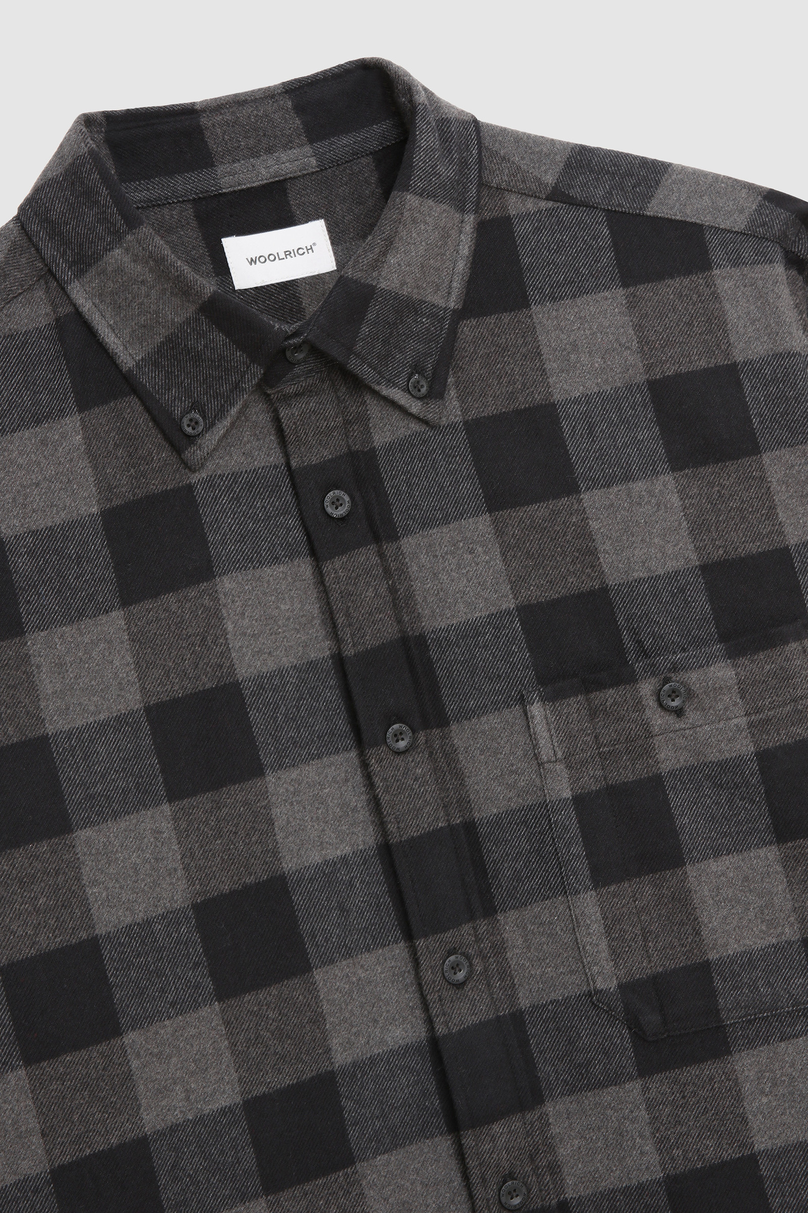 Camicia Trout Run con motivo d'archivio Buffalo Check nero photo 8 | Woolrich