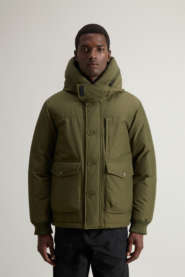 Ramar Cloth Bomber Jacket with Hood Green photo 1 | Woolrich