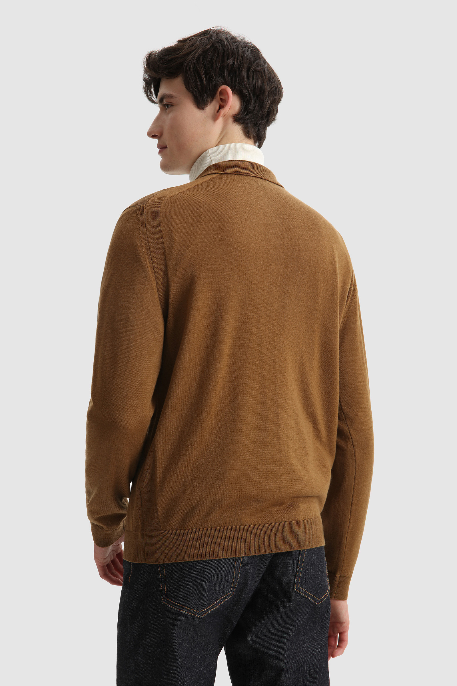 Poloshirt van extra fijn Merinos
