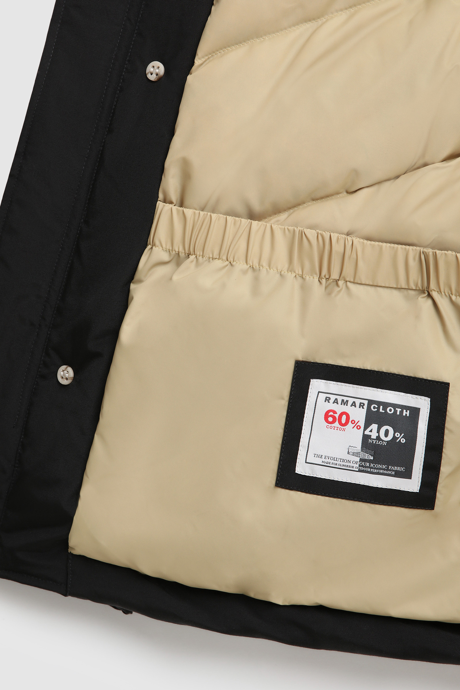 Arctic Anorak with Removable Fur Black photo 11 | Woolrich