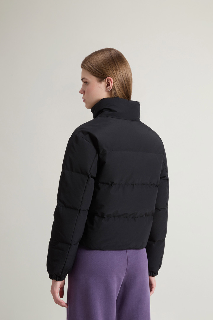 Teen Girls’ Cropped Down Jacket in Ramar Cloth Black photo 3 | Woolrich