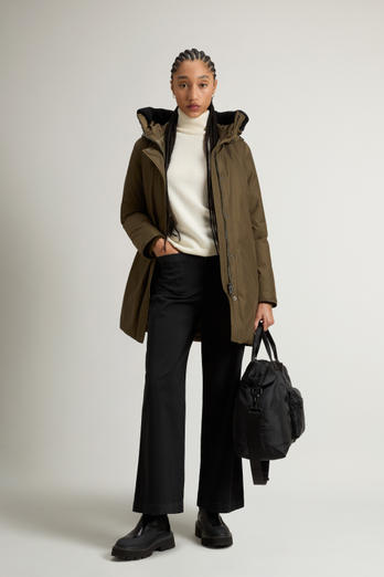 Arctic Parka Evolution in Ramar Cloth Green | Woolrich