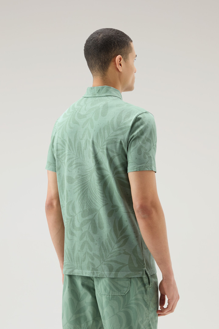 TROPICAL OVERDYED POLO Vert photo 3 | Woolrich
