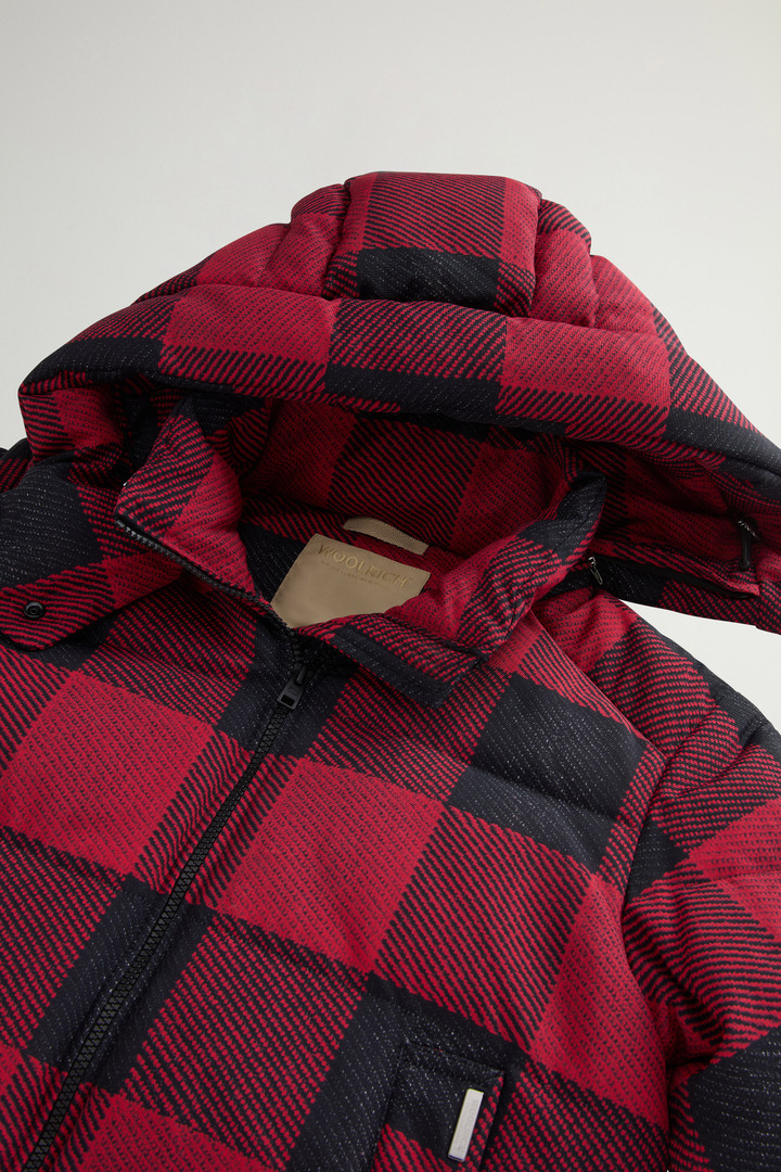 Daunenjacke aus Soft Ramar mit Buffalo-Karomuster Rot photo 2 | Woolrich
