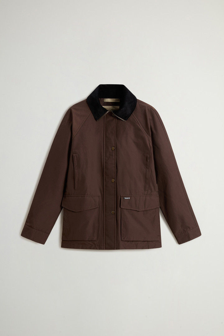 Ramar Cloth Jacket with Corduroy Collar Brown photo 5 | Woolrich