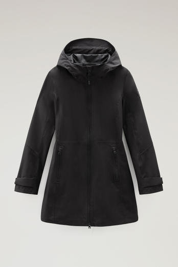 Waterproof Leavitt Lightweight Parka with Hood Black | Woolrich