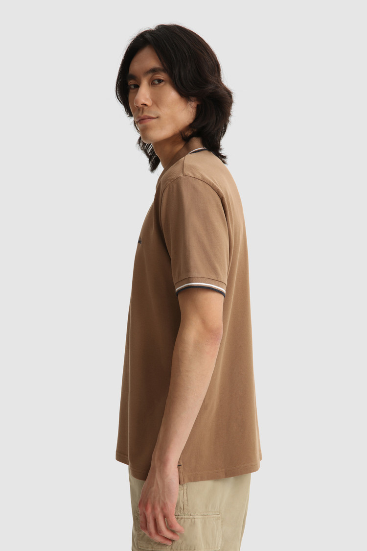 Polo Monterey de piqué de algodón