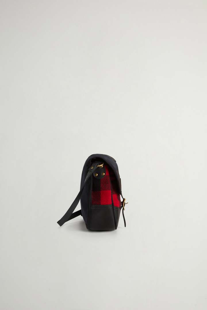 Umhängetasche mit Einsatz mit Karomuster Rot photo 3 | Woolrich