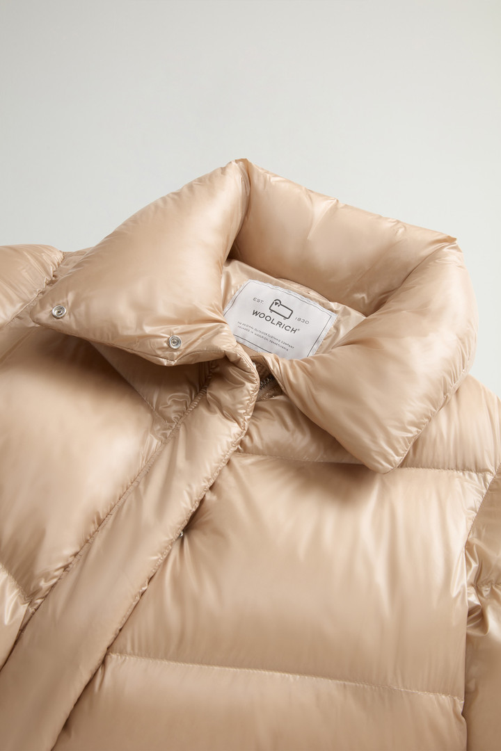 Doudoune Aliquippa en nylon brillant Beige photo 6 | Woolrich