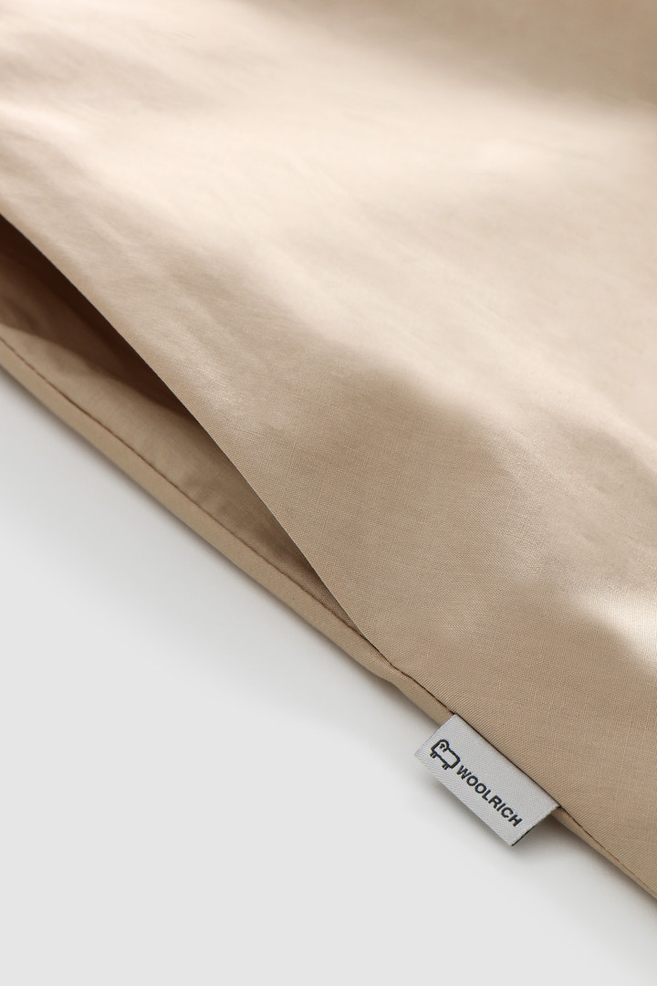Short Dress in Cotton Poplin Beige photo 7 | Woolrich