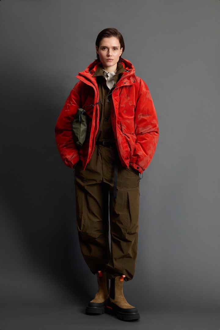 Veste en nylon Ripstop Olmetex à motif camouflage by Todd Snyder Orange photo 4 | Woolrich