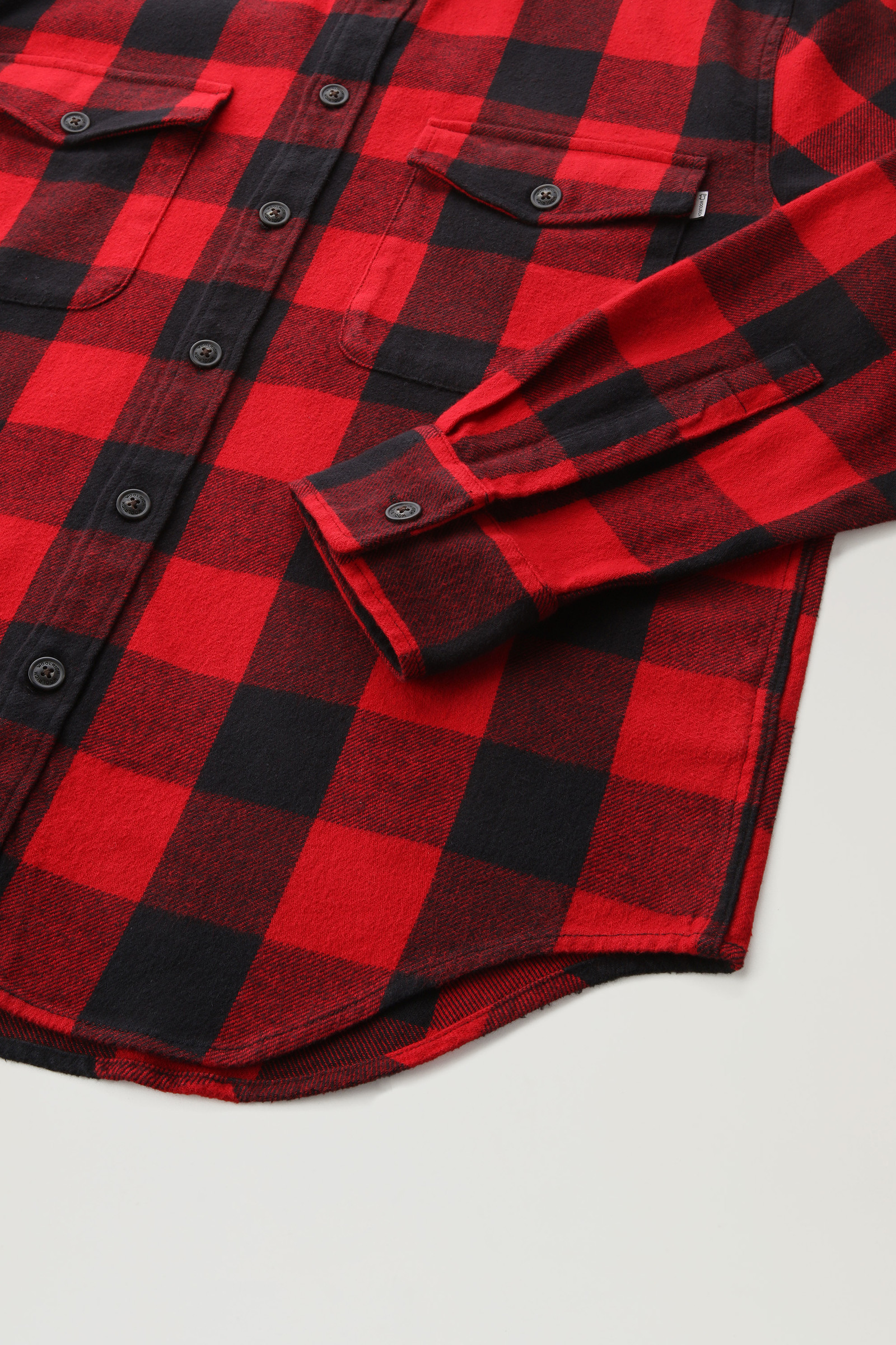 Men's Oxbow Flannel Check Shirt Red | Woolrich USA