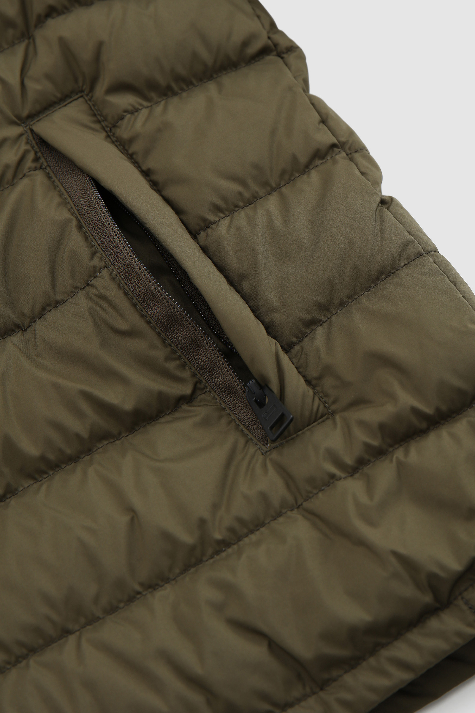 Boy's Sundance padded jacket with hood Green photo 5 | Woolrich
