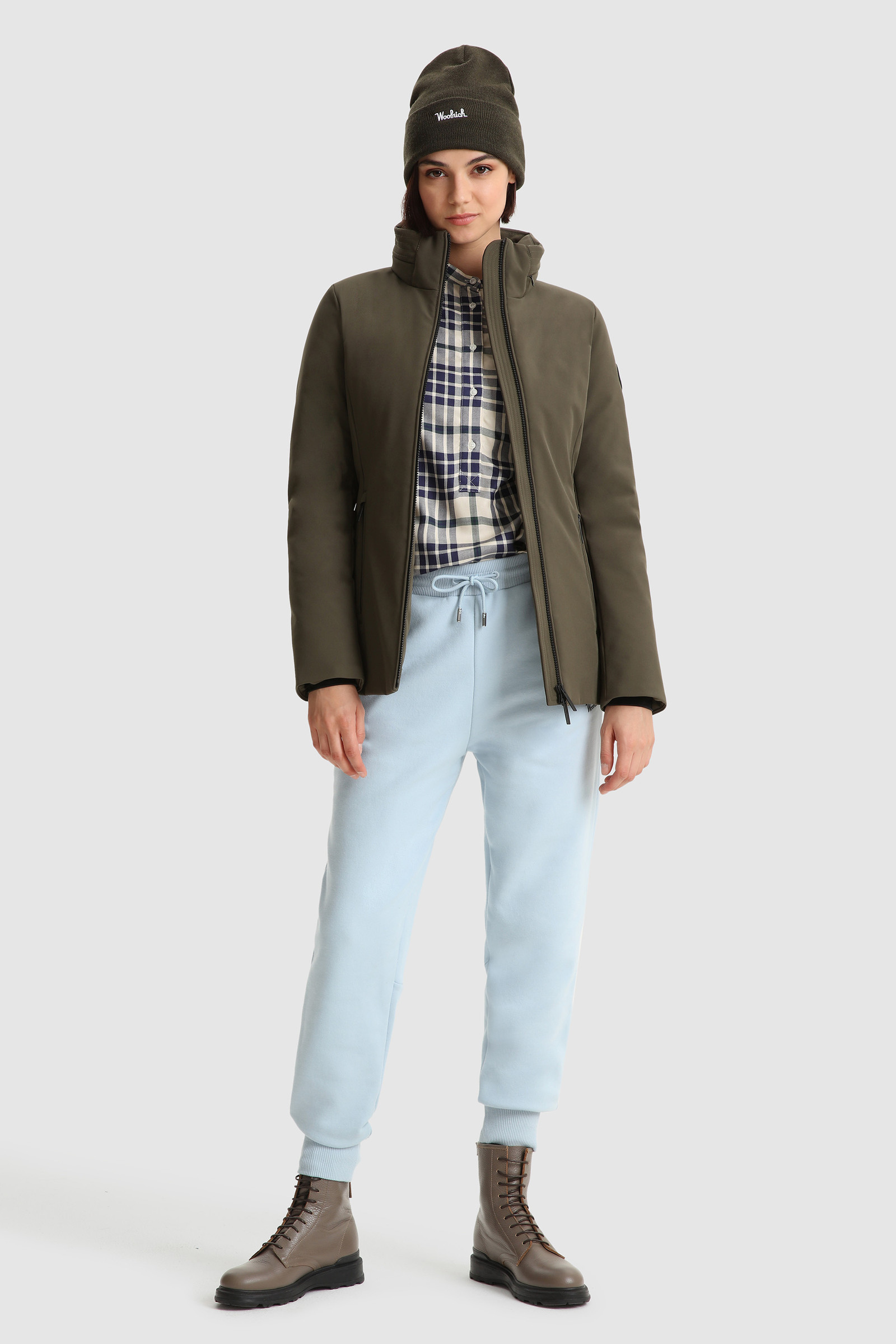 Jacke Firth mit versteckter Kapuze