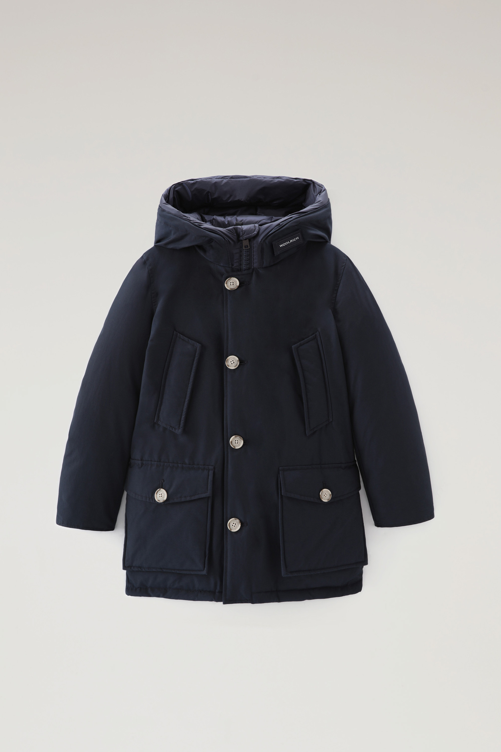 Boys' Arctic Parka in Ramar with Protective Hood Blue | Woolrich