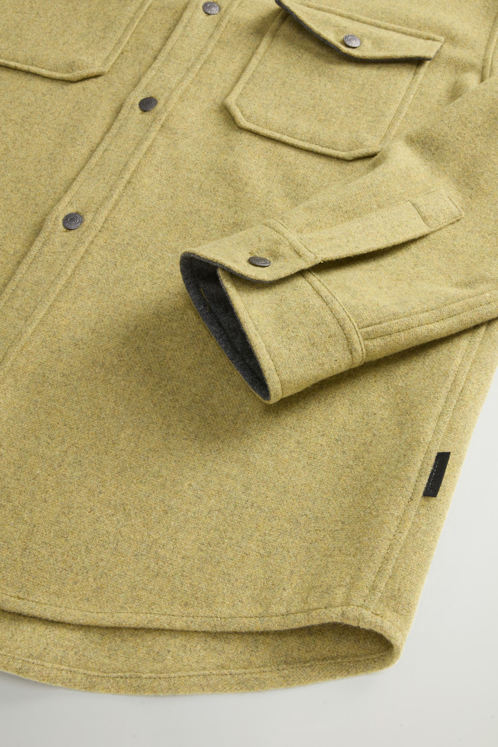 Alaskan Overshirt in Wool Blend Khaki photo 7 | Woolrich