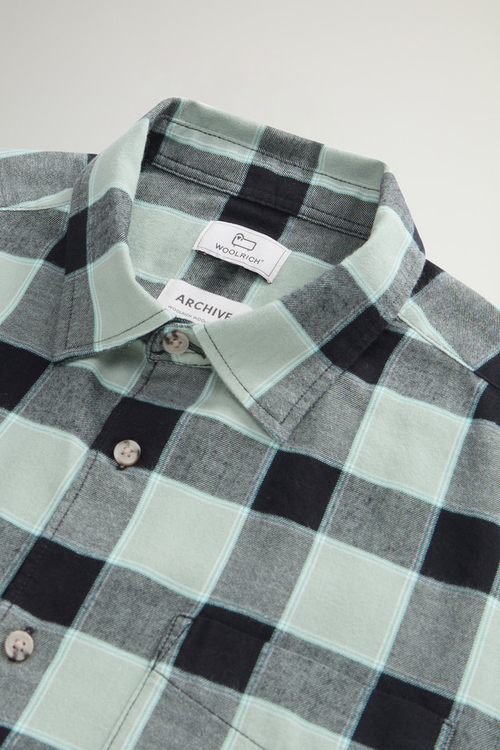 Karoshirt aus leichtem Flanell Grün photo 6 | Woolrich