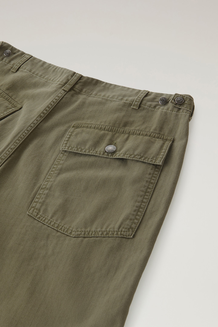 Fatigue Pant in Pure Cotton Green photo 4 | Woolrich