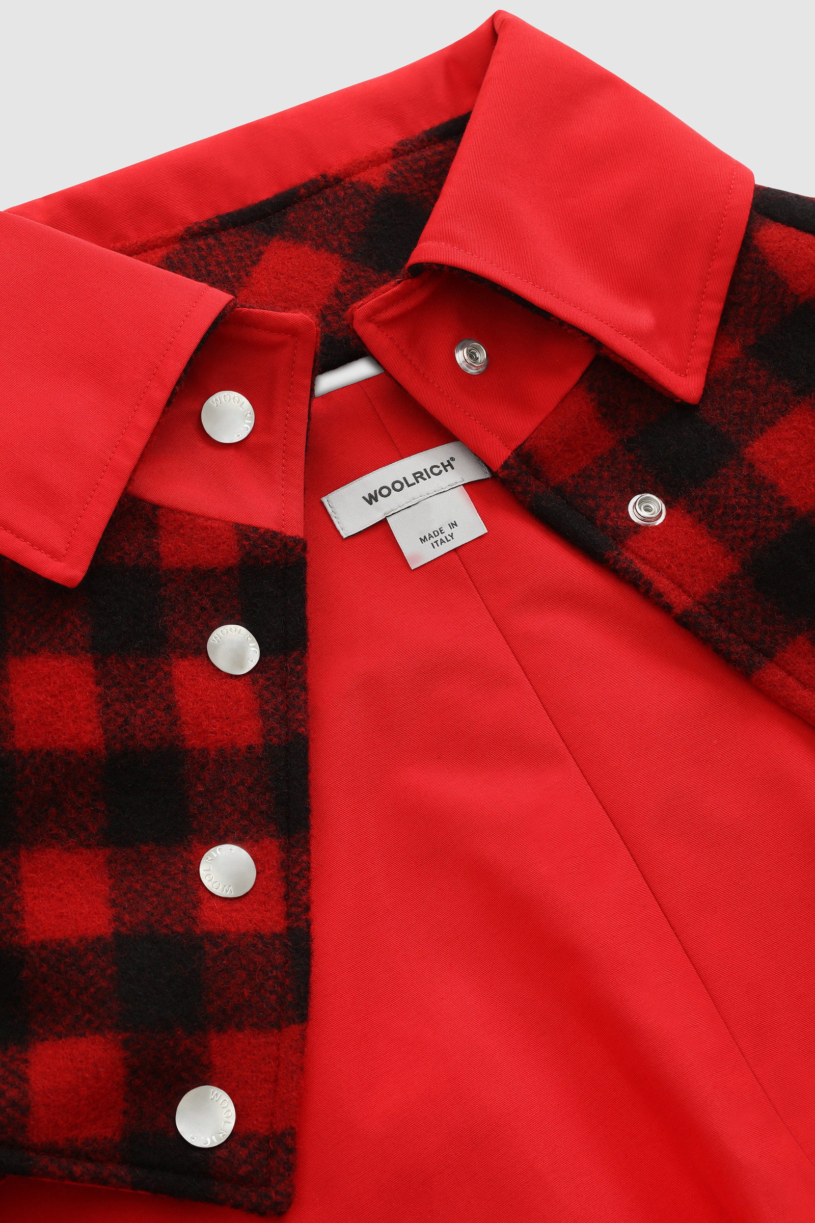 Surchemise à motif Buffalo Check pour grand chien Temellini / Woolrich Rouge photo 6 | Woolrich