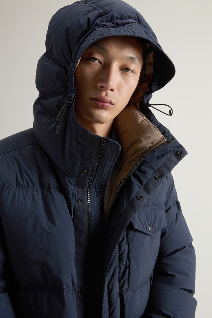 Parka trapuntato in nylon tinto in capo Blu photo 4 | Woolrich