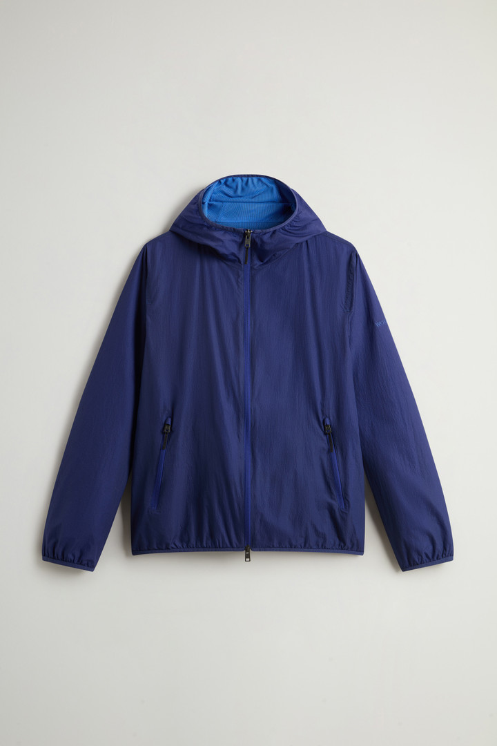 Ultralight Hooded Jacket in Light Mini Ripstop Blue photo 5 | Woolrich