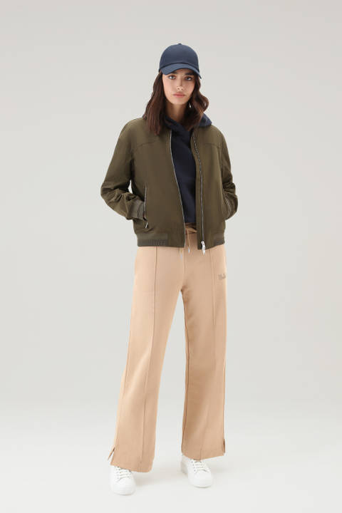 Summer Bomber en Urban Touch Vert | Woolrich