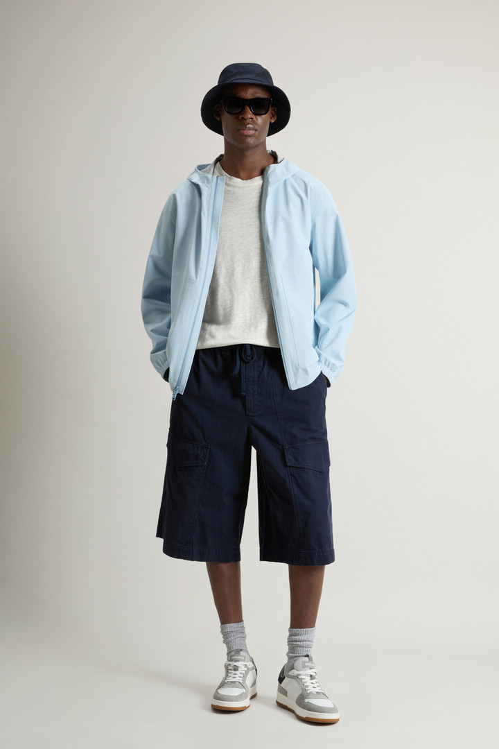 Waterproof Pacific Jacket in Two-Layered Fabric Blue photo 2 | Woolrich