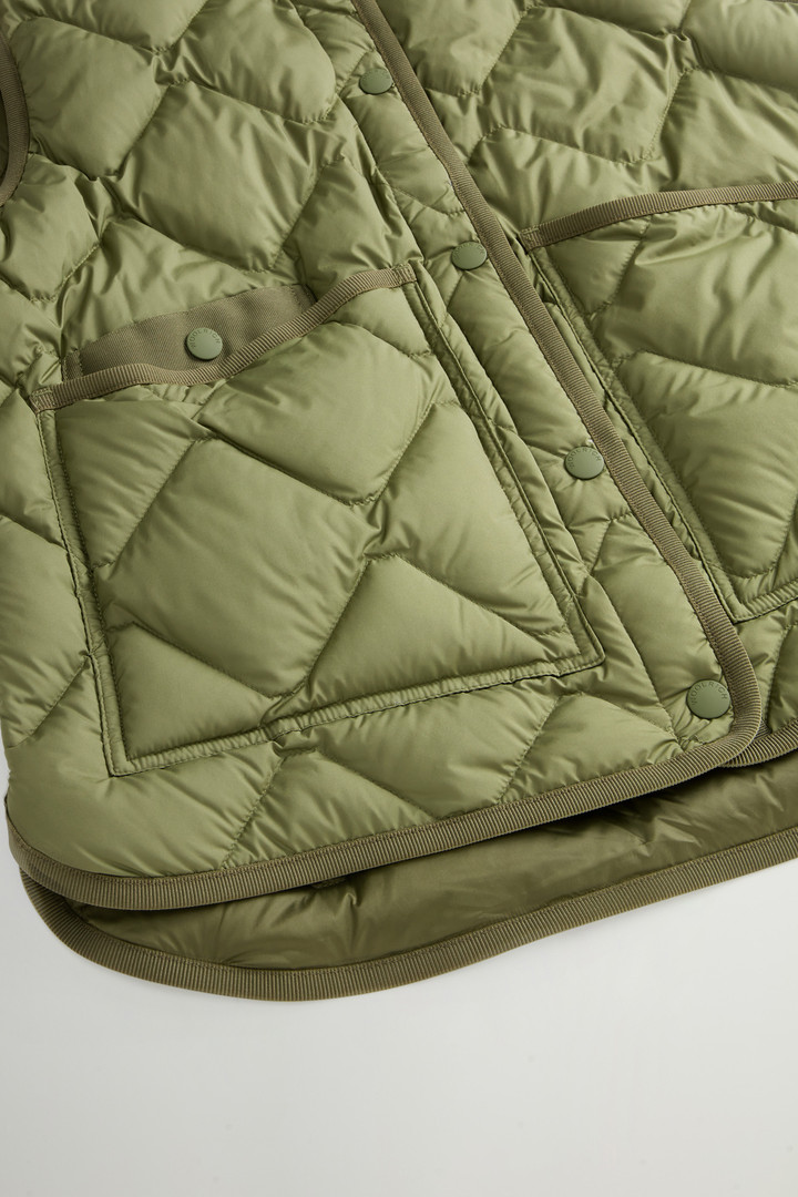 Heritage Vest with Diamond Quilting Green photo 7 | Woolrich