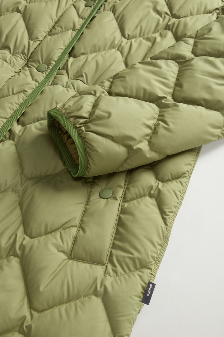 Heritage-Parka van microvezel met capuchon en vizier Groen photo 7 | Woolrich