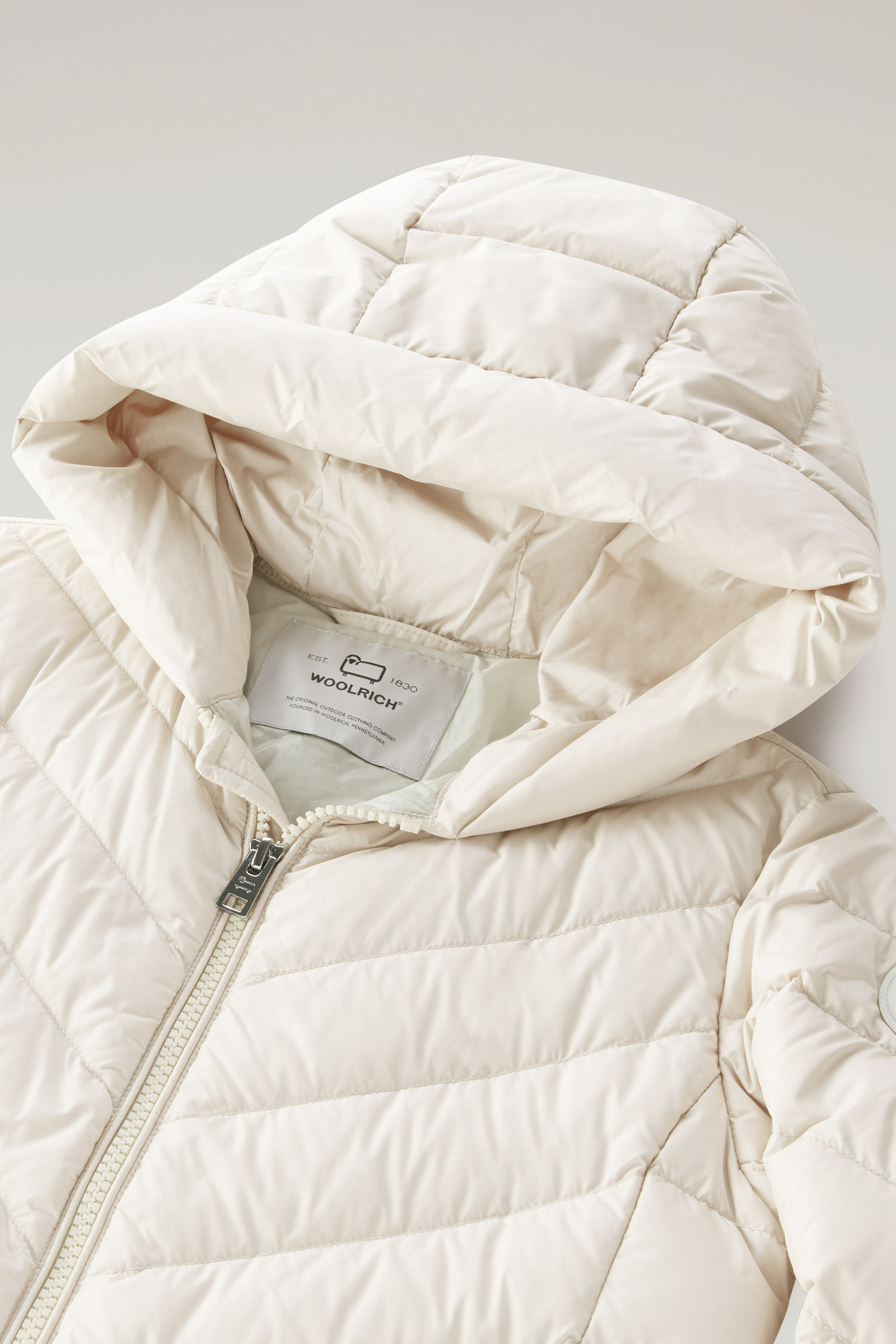 Piumino Sundance da bambina con cappuccio bianco photo 3 | Woolrich