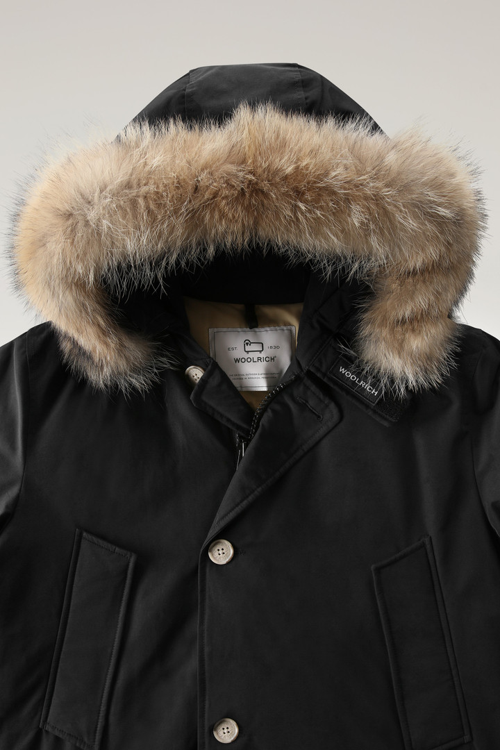 Arctic Parka in Ramar Cloth with Detachable Fur Trim - Men - Black