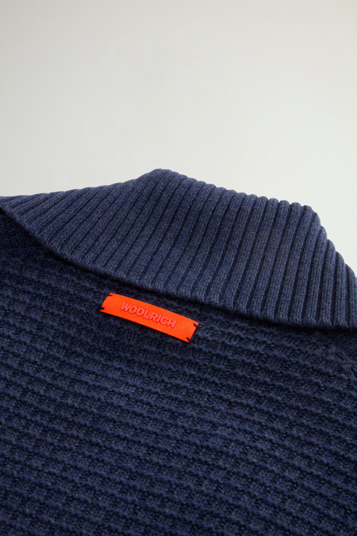 Pullover aus Schurwoll-Kaschmir-Mischung by Todd Snyder Blau photo 6 | Woolrich