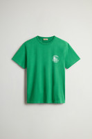 Men's Pure Cotton T-Shirt with Logo black | Woolrich US