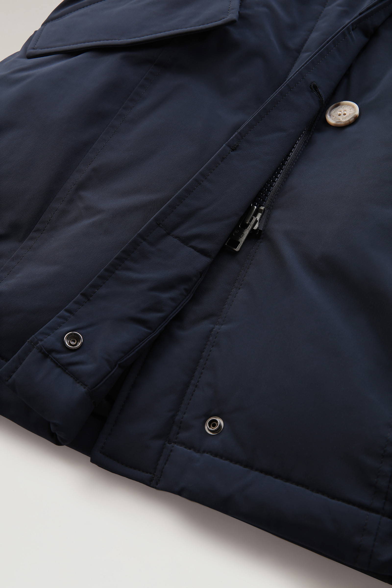 Women's Arctic Parka in Urban Touch with Detachable Fur Blue | Woolrich USA