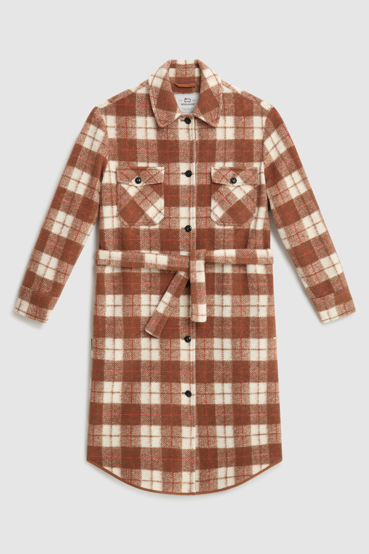 Gentry long Overshirt with belt