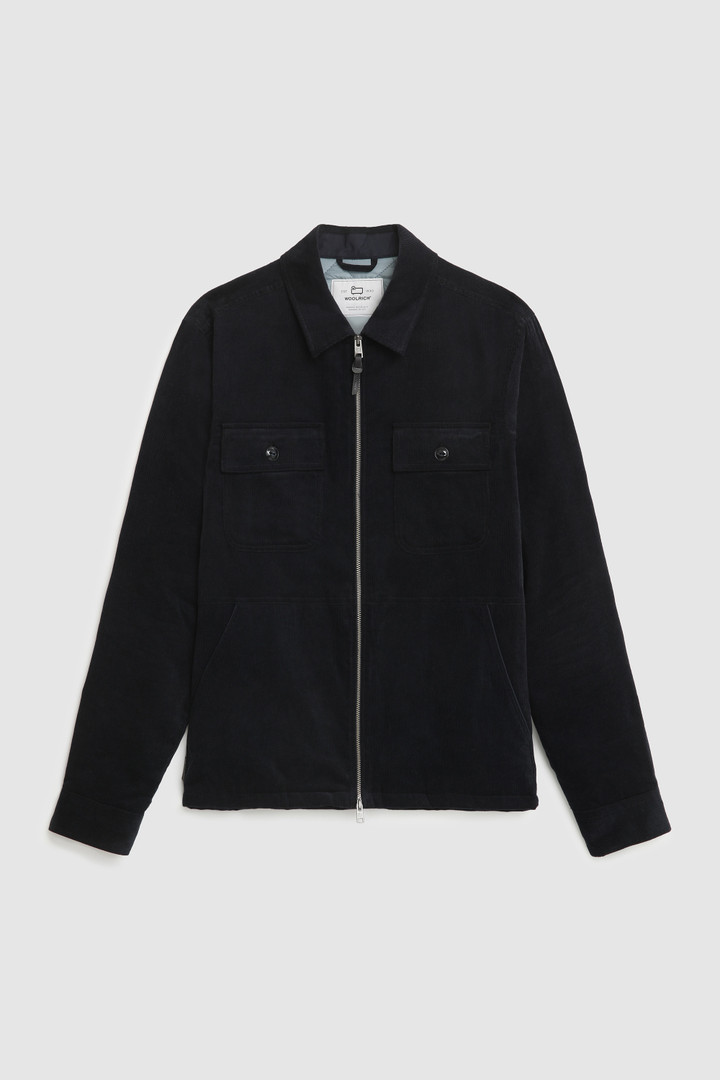 Giacca camicia Stag in velluto con imbottitura PrimaLoft® blu photo 7 | Woolrich