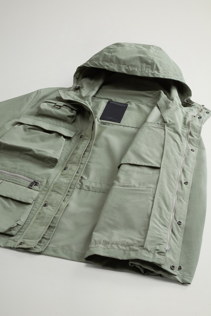 Fishing Jacket in Cotton- and Nylon-Blend Olmetex Ripstop by Todd Snyder Green photo 9 | Woolrich