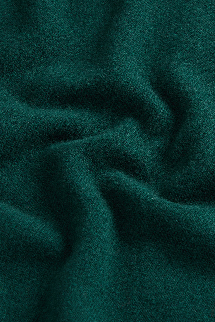 Pure Wool Crewneck Sweater Green photo 7 | Woolrich
