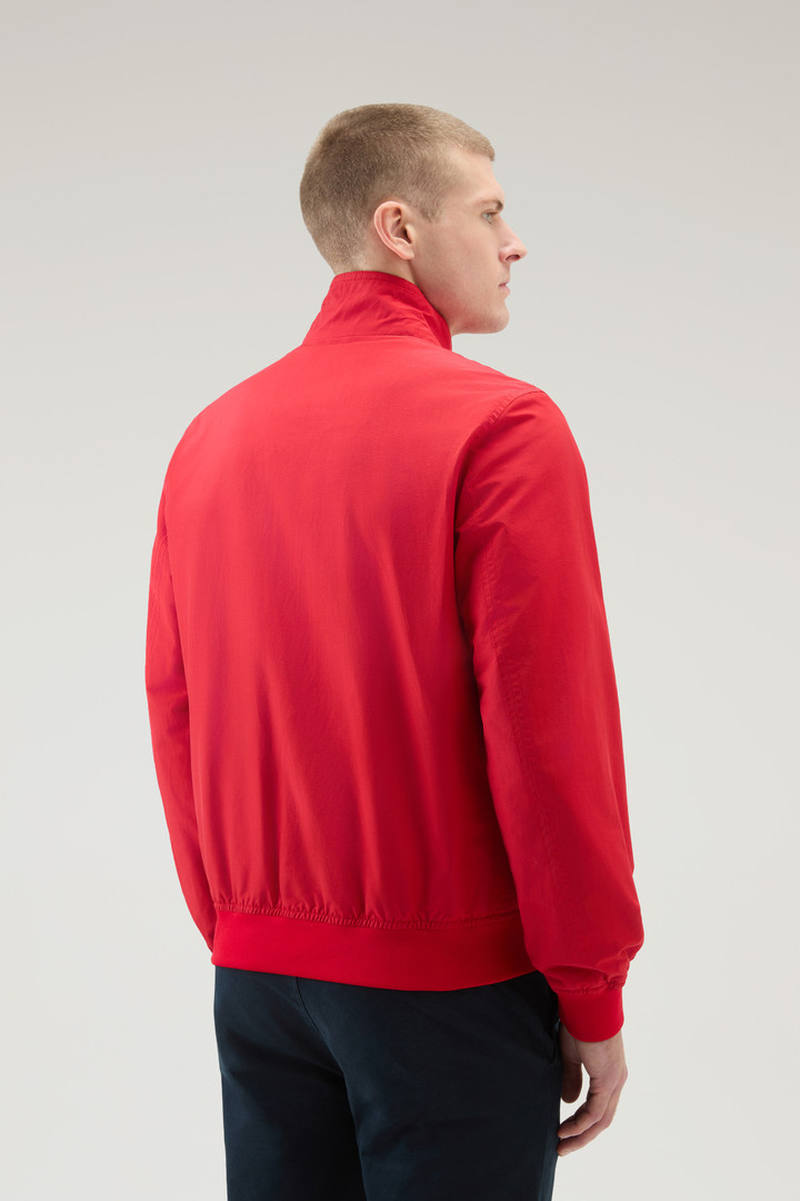 Cruiser Bomber Jacket in Ramar Cloth with Turtleneck Red photo 3 | Woolrich